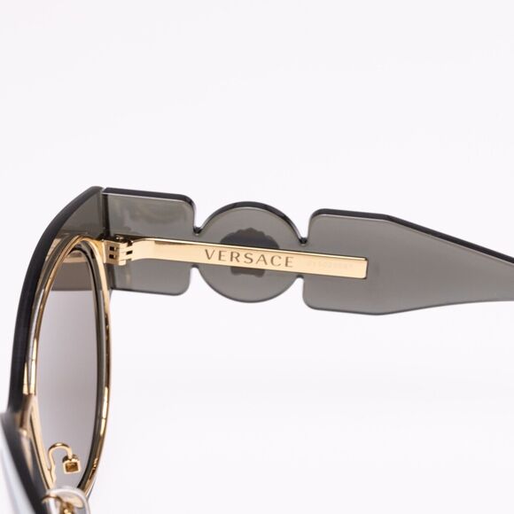 Versace Model 2234 Transparent Brown Sunglasses (missing parts)